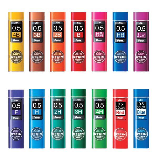 (Pentel) AIN STAIN 펜텔 아인슈타인 샤프심 모음, malgmine STEIN 0.7mm_2B 2,400원