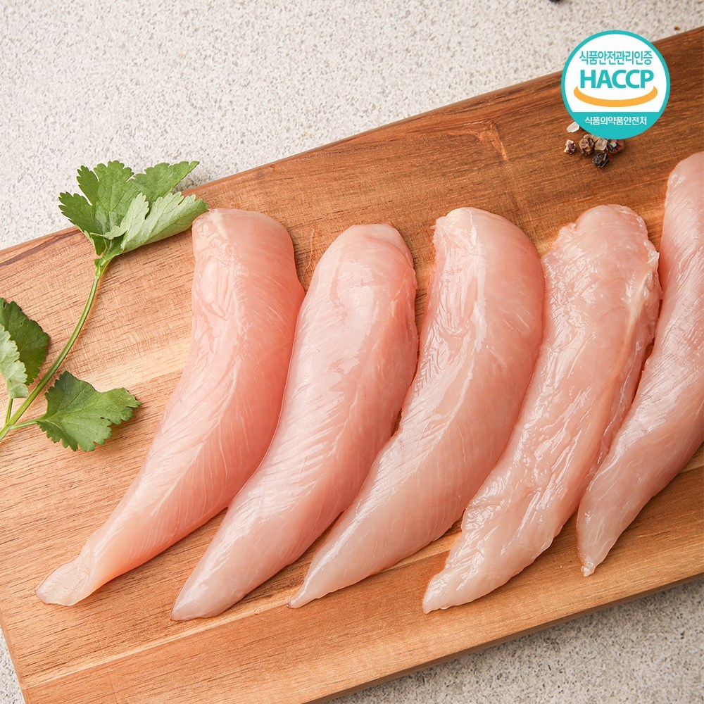 더바른닭 국내산 냉장 촉촉 닭안심살 13,800원
