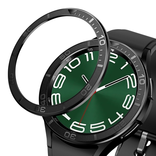 엔인원 갤럭시워치6 클래식 메탈 베젤링 베젤 보호 케이스 43mm 47mm 호환, 블랙 12,900원