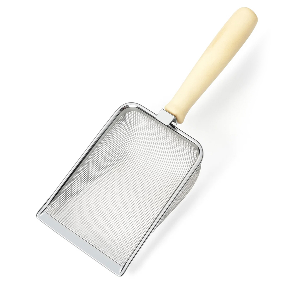 투데이리빙 촘촘한 걸이형 고양이 스텐 모래삽 긁은 가는 입자 화장실 배변삽 5mm 스테인리스 똥삽 깔끔 반려동물 스쿱삽 6,600원