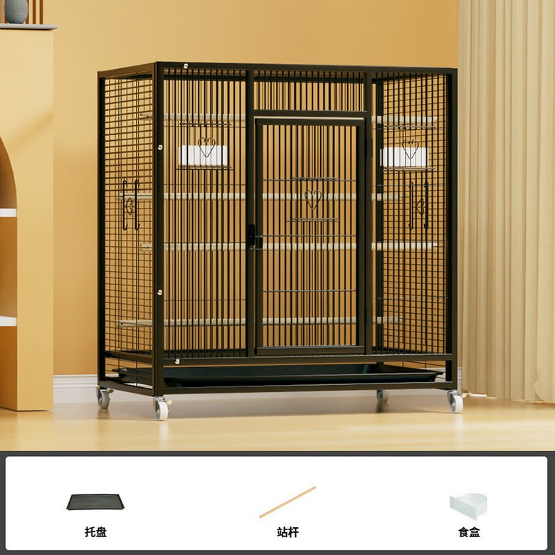 대형 앵무새 3층 아크릴 새장 바퀴 이동식 투명 철제 사육장 놀이 공간 넓은 조립식 새집 106,000원