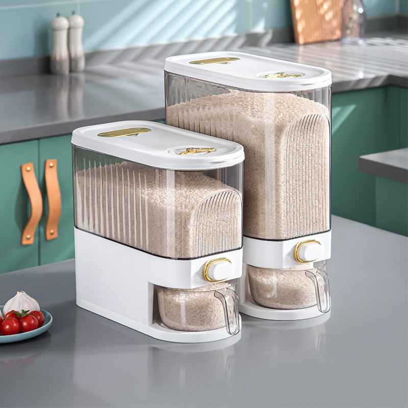 style dr 방습 방충 쌀보관통 원터치 밀폐 계량 쌀통 틈새 쌀보관함 26,500원