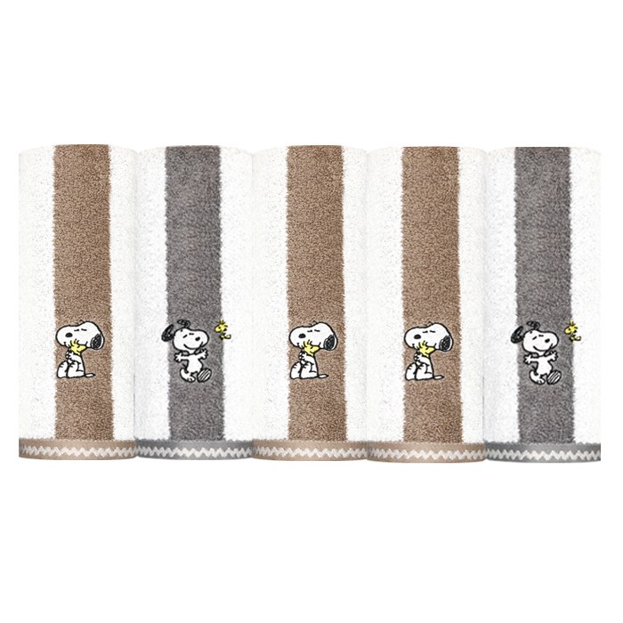 송월타월 스누피 멜로우 스트라이프 세면타월 170g 30수 코마사 27,510원