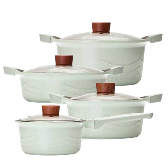 키친아트 홈앤IH인덕션 세라믹코팅 냄비 4종18P+20+24+24전골 120,000원