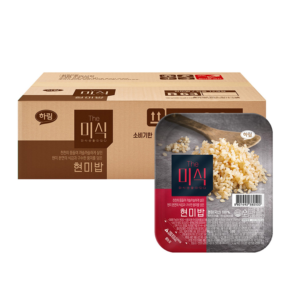 더미식 현미밥, 180g, 12개 22,500원
