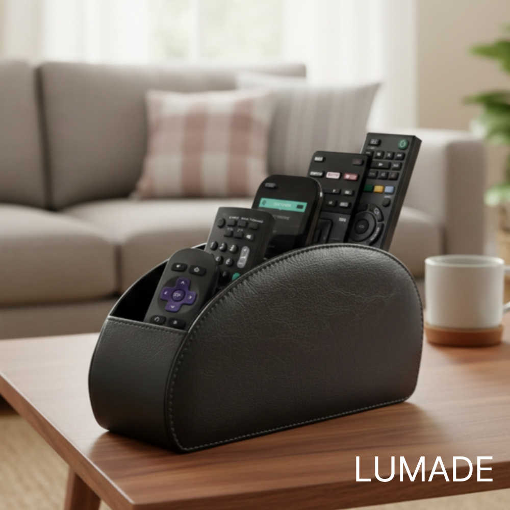 루메이드 다용도 가죽 리모컨 수납 정리함 고급형, 블랙, 1개 15,780원