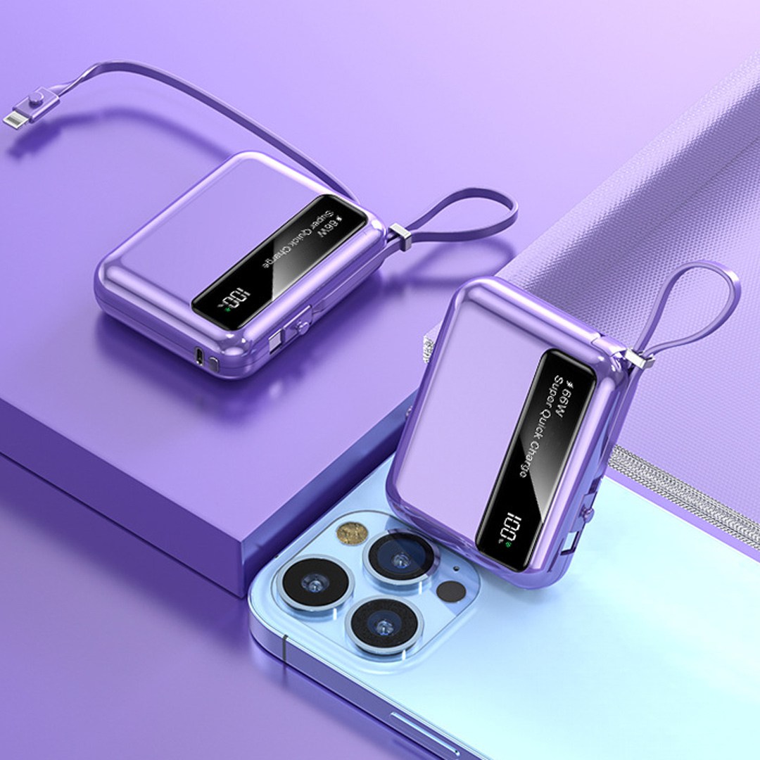 66W 고속 충전 20000mAh 대용량 보조 배터리 휴대용 항공 규정 준수 25,460원