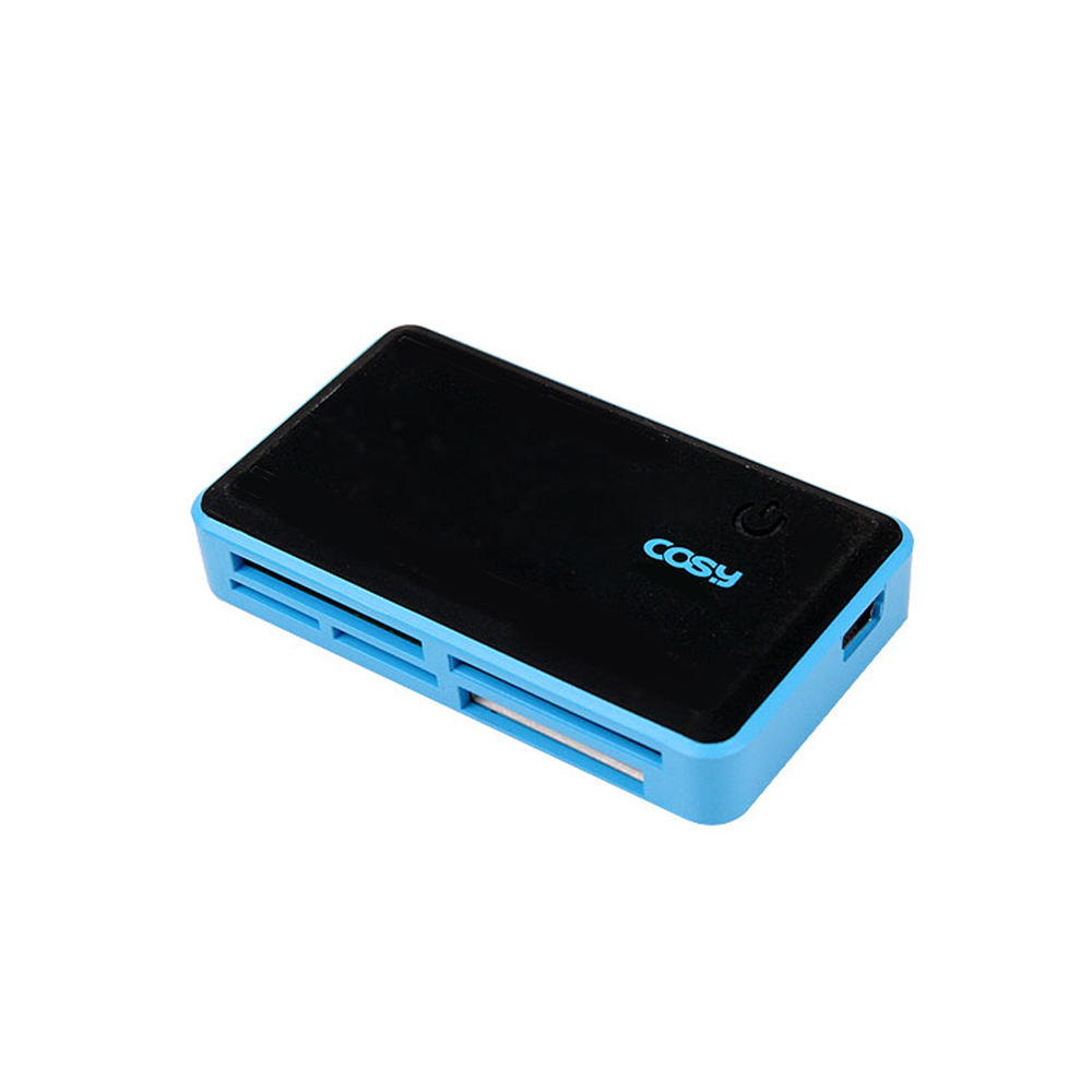 코시 CR2019 블루패널 멀티카드리더기(SD/Micro SD/CF/MS/MS-M2/XD) 자동인식리더기 (고급형 RA-103모델 스마트폰거치대 증정) 13,500원