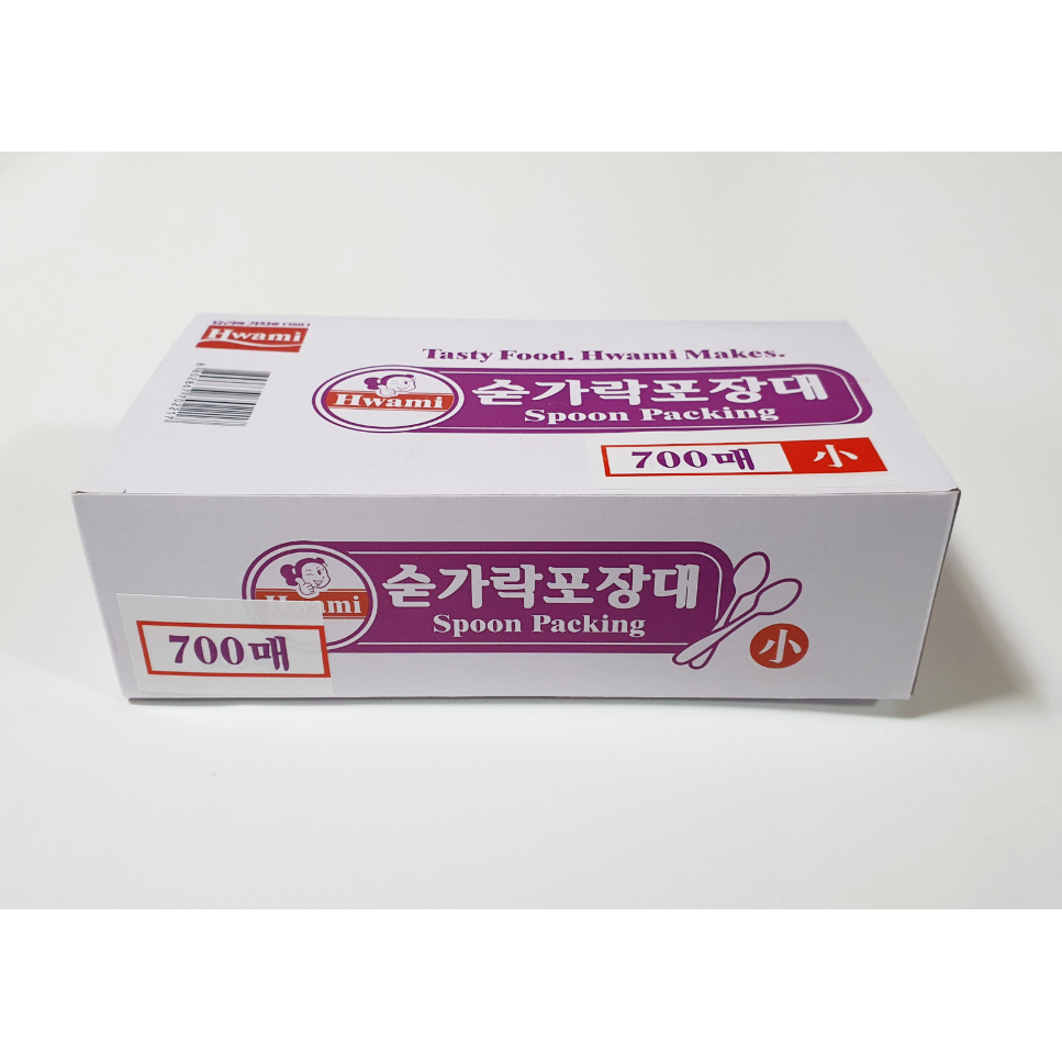 화미 숟가락포장대 . 위생숟가락집 700매, 1개 2,210원