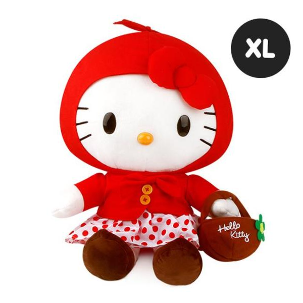 크리스마스 헬로키티 대형 인형 빨간모자 인테리어 고양이 65cm 81,800원