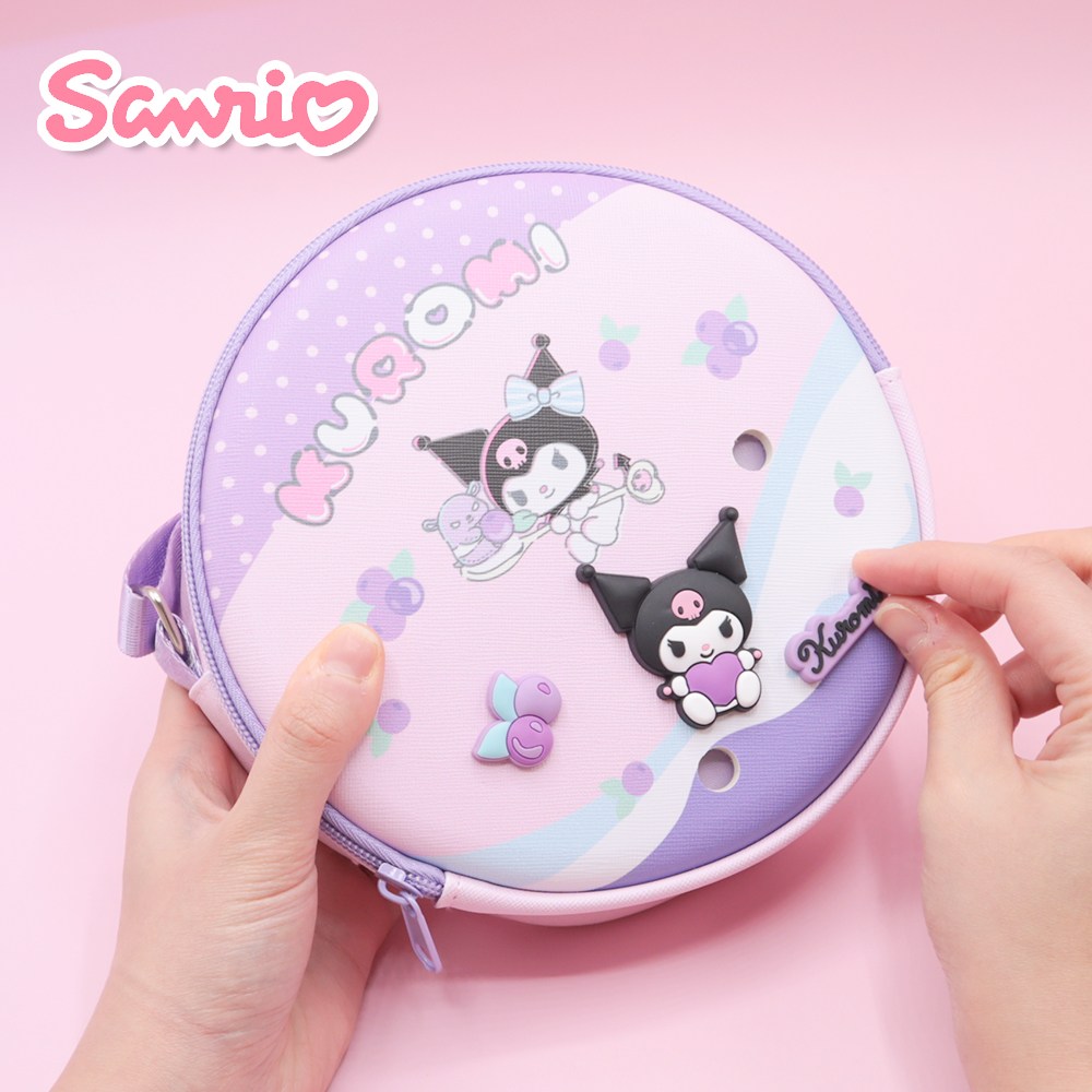 코지24 산리오 쿠로미 크로스백 슈즈참으로 스스로 꾸미는 나만의 폰가방 작은 미니백 - 장식 파츠 3개 포함 13,800원