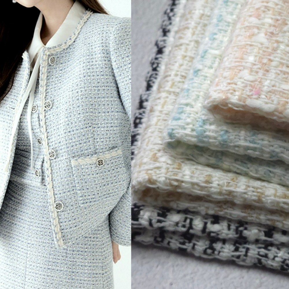 대폭 코튼블랜드 쿠튀르 저니4종 트위드원단 6,900원