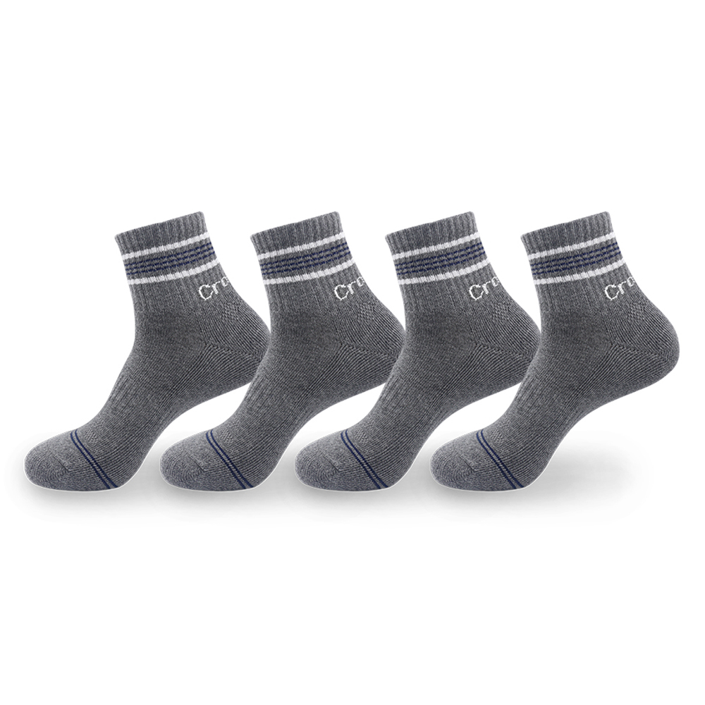 크로커다일 남성용 스포츠 쿠션 링글 중목 양말 4족 세트 11,800원