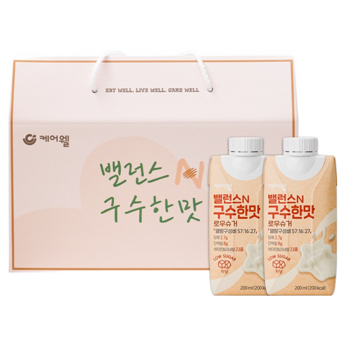 케어웰 밸런스N 구수한맛 로우슈거 균형영양식 선물세트, 3세트, 3.6L 78,800원