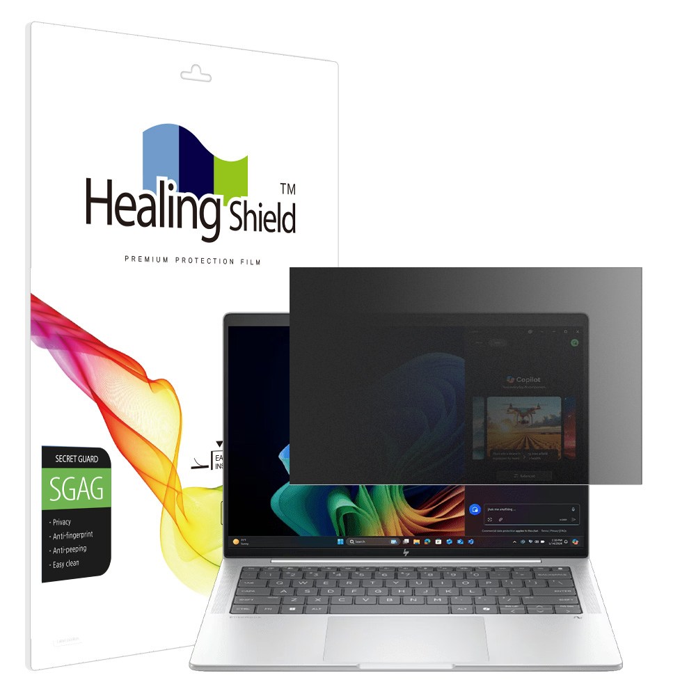 힐링쉴드 HP 엘리트북 X G1i 14 AI 프라이버시 저반사 사생활 보호필름 액정 24,120원