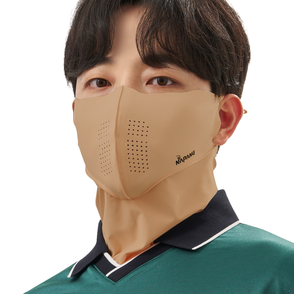 네이팡 넥타입 스포츠 훼이스 가드 마스크, 다크스킨, 1개 25,000원