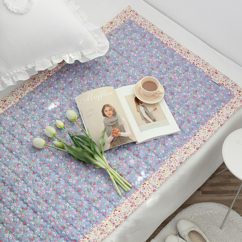 쉐리잔꽃 30수 광목면100% 소파패드 미끄럼방지 사계절 (돌소파패드, 3인, 4인)  쇼파매트 23,140원