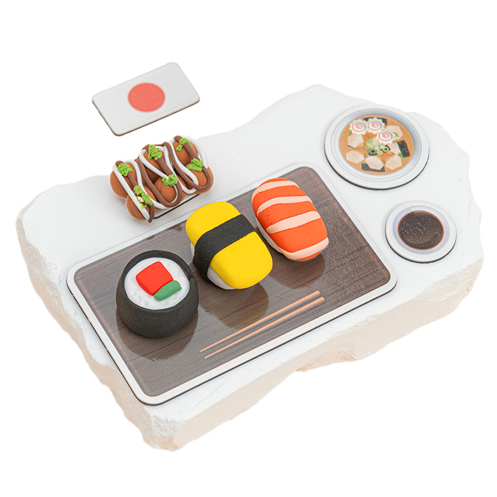 민화샵 클레이 세계 음식 자석 만들기 일본 S240039B + 클레이 10g x 5종 세트 UDOCL0010, 혼합색상, 10세트 27,200원