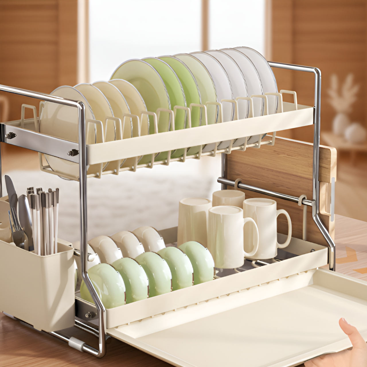 태한 물빠짐 주방 식기건조대 그릇 정리대 대용량 싱크대 29,610원