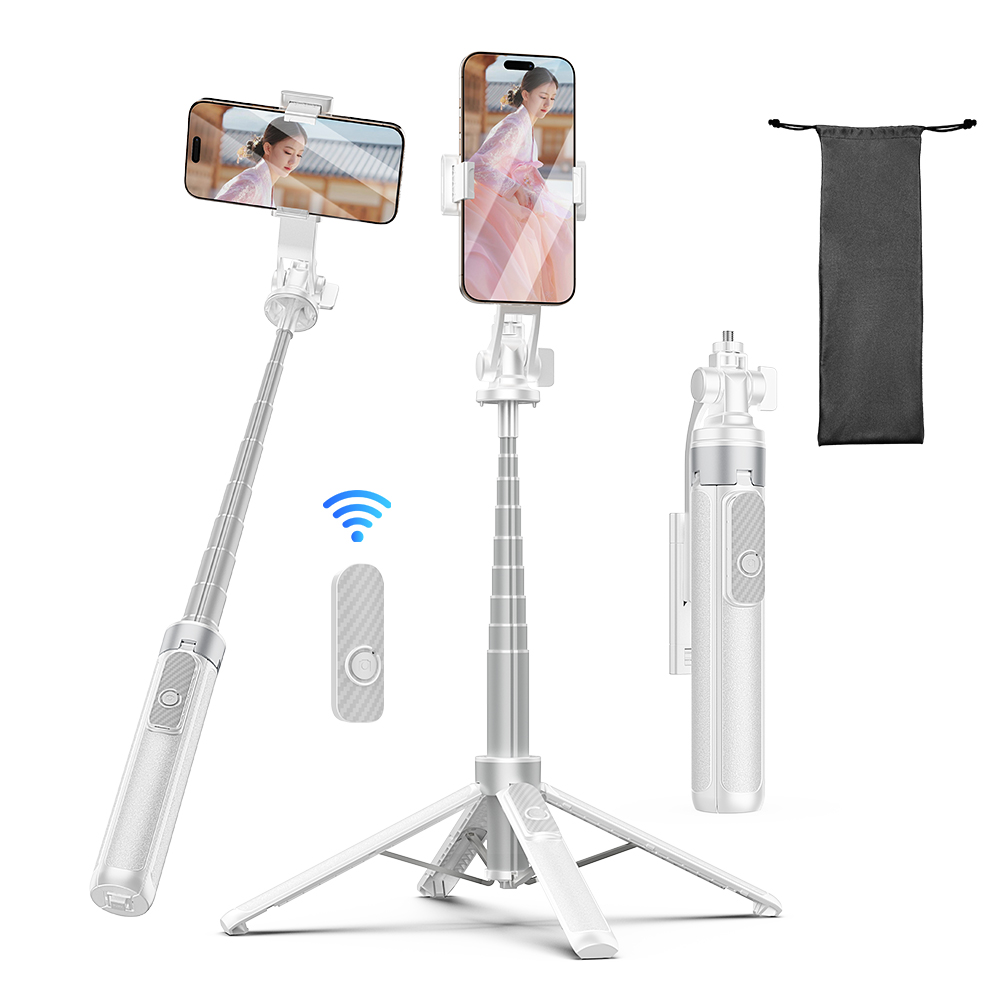 NICESUN 무선 블루투스 스마트폰/카메라/고프로 올인원 셀카봉 삼각대 C타입 리모컨 130cm P13 17,800원