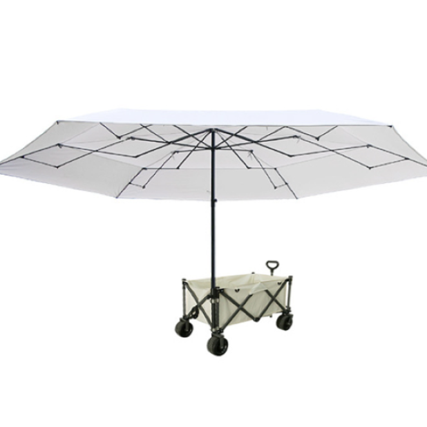 대형 캐노피 파라솔웨건 캠핑테이블 미니타프, 4.6m 다크그레이+대형 웨건 (테이블 포함) 486,200원