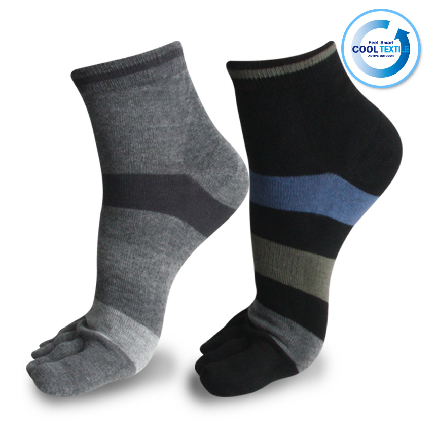 싹스몰 남성용 면100 쿨텍스 볼드링글 단목 발가락 양말 5켤레 빠른 땀흡수 14,900원