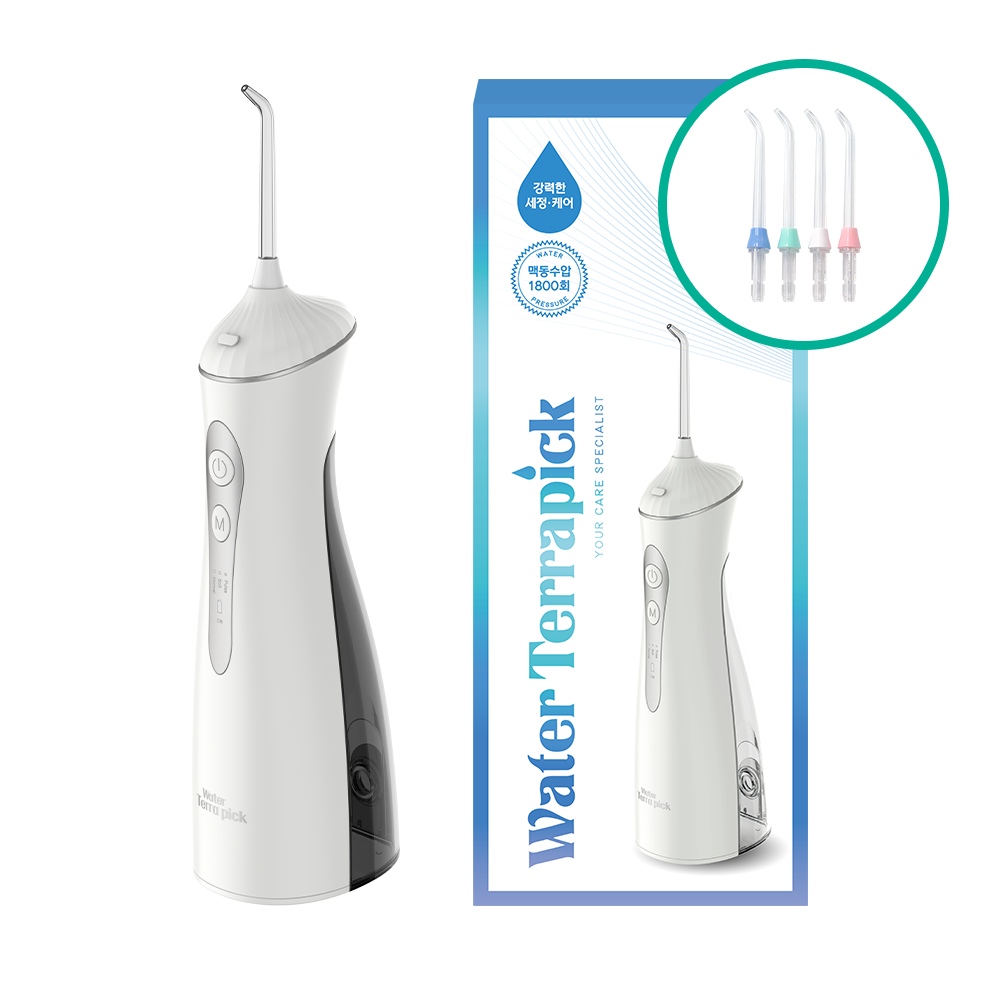 프로벨 구강세정기 1800회맥동수압+컬러팁4개+프로벨본사보증서 63,800원