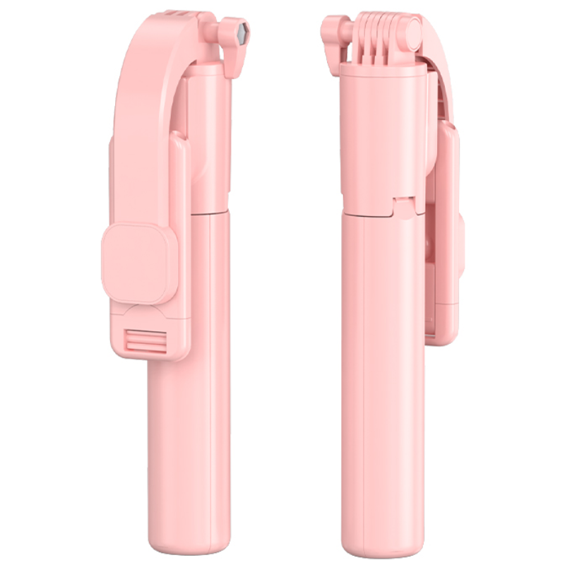 카토 블루투스 셀카봉 삼각대 일체형 디자인 접이식 휴대용 방진 스탠드 보조 조명 포함, 1개, 핑크색, Z5, 현재가 15,800원