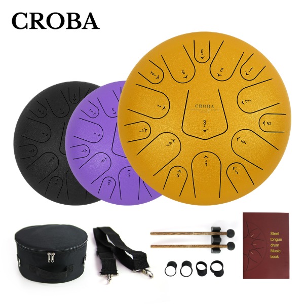 크로바 15음 음계각인 30cm 대형 스틸 텅드럼 CDT-N250, 1개 158,000원