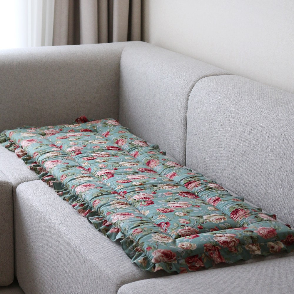 데코벨 순면 플라워 프릴 방석 (쇼파방석/의자방석/차량용방석) 28,900원