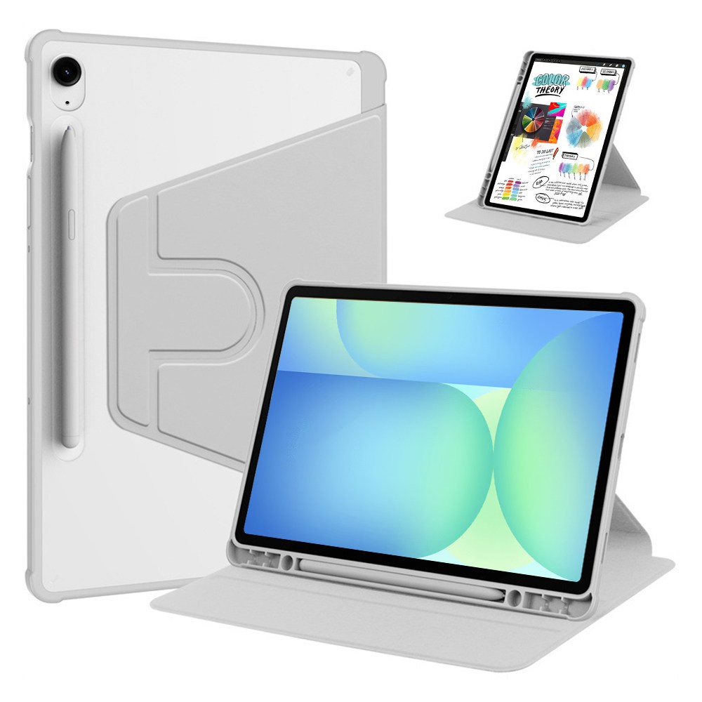 스냅케이스 갤럭시탭S6라이트 북커버 회전 케이스 S펜 수납, 그레이, 1개 14,700원