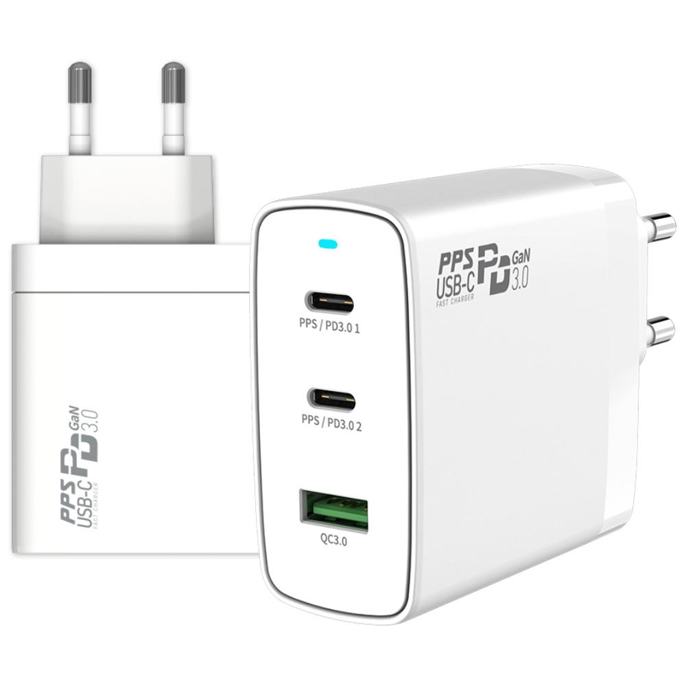 짐승 GaN 100W 멀티 3포트 USB C타입 PD PPS 초고속 충전기 어댑터, 1개, 화이트 43,600원