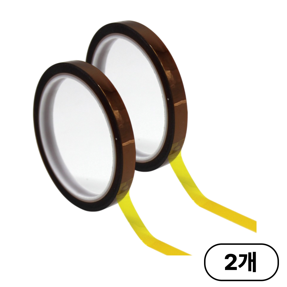 (다양한 사이즈) 끈적임 제로 260도 가능 내열 전사 테이프 8mm, 2개 8,910원