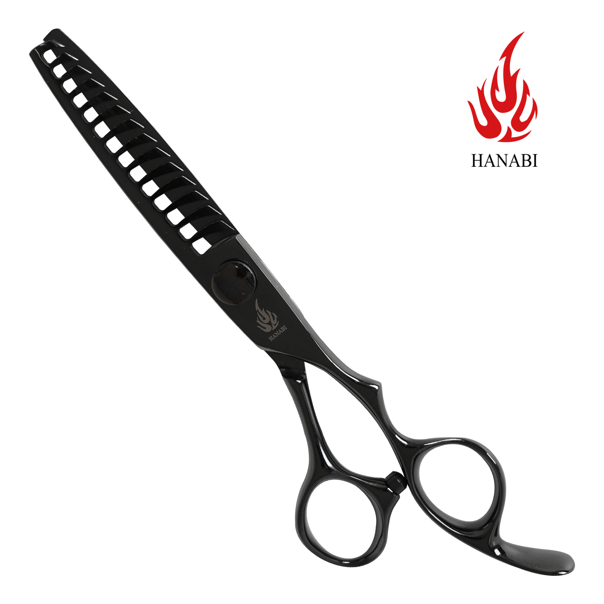 [HANABI K series] 하나비 K62/1435 미용가위, 1개, 블랙, 현재가 480,000원