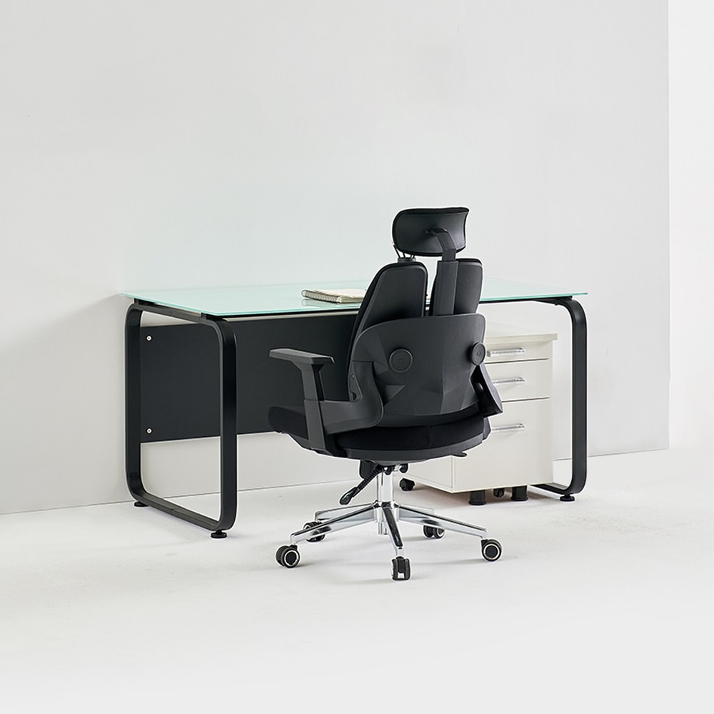 데임 A형 B형 강화유리 책상 화이트 1200 1400 1600 1800 114,700원