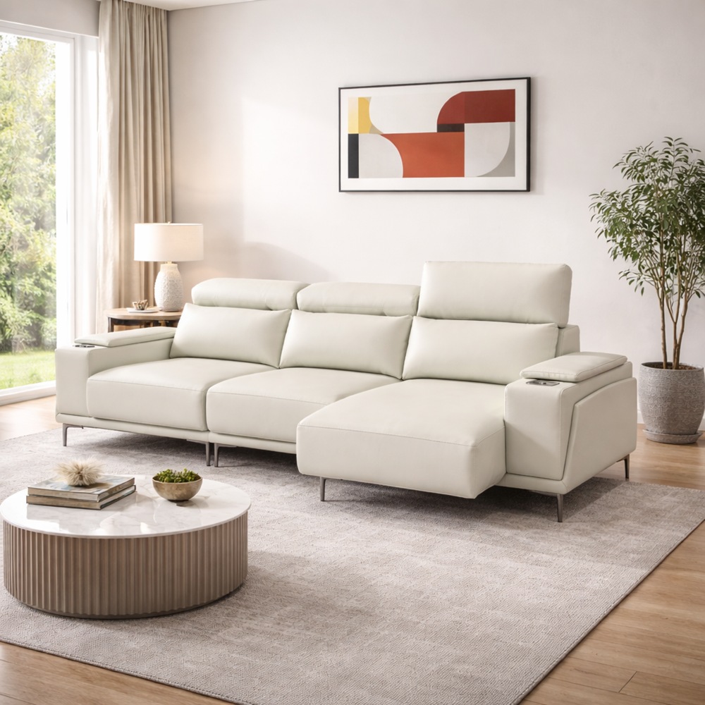 오너스 슬리온 가죽 리클라이너 슬라이드 모션 무빙 3인소파 1,530,000원