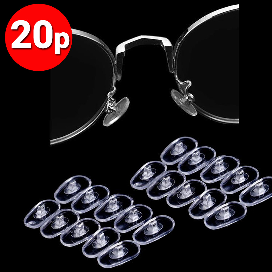 [우편등기]실리콘 안경 코받침 20개 10쌍 안경자국 흘러내림 통증 방지 나사식 5,900원