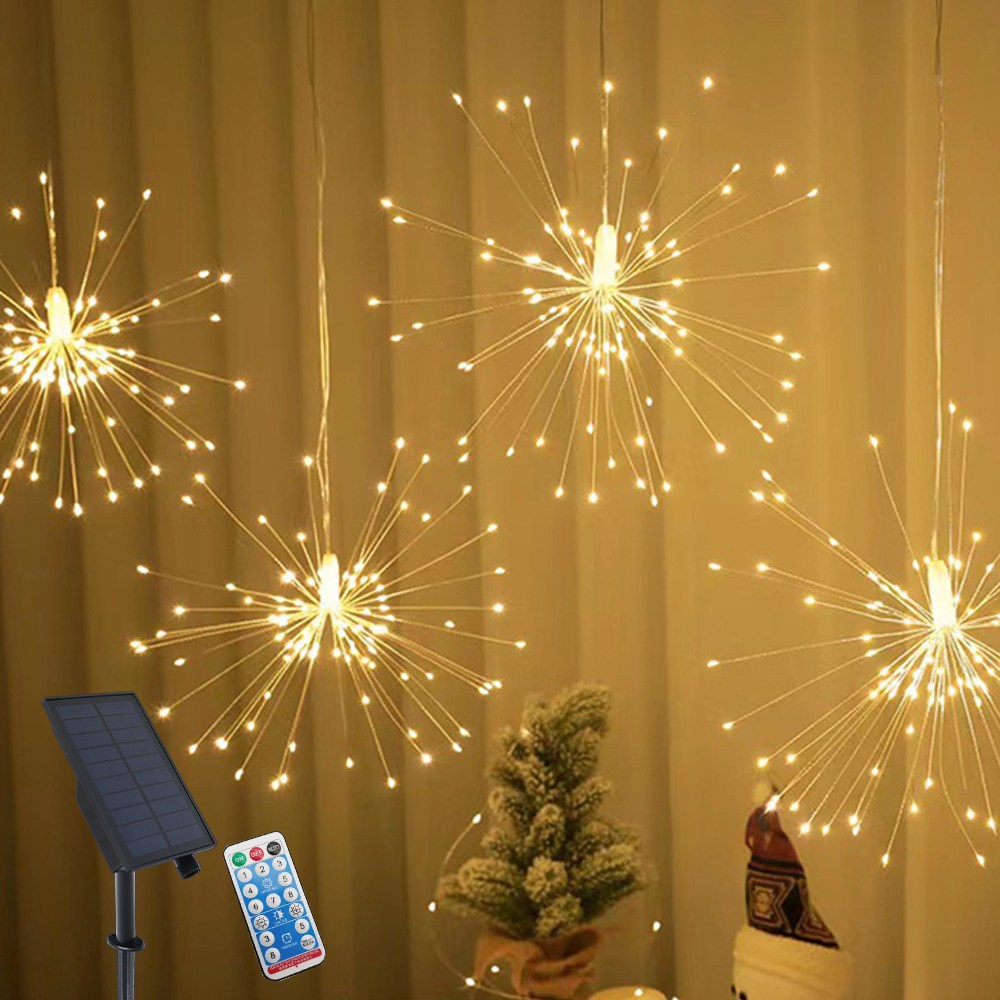 HK.sell 홀씨 축제 불꽃놀이 조명 LED 와이어 감성 캠핑 줄전구, 1개 19,500원