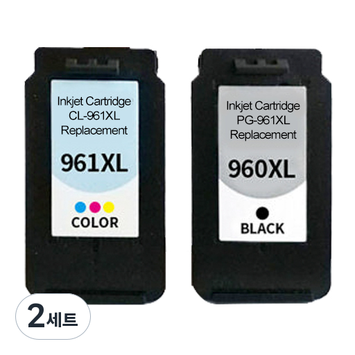 훼이머스신곡점 캐논 PG-960 XL CL961 XL 세트 호환잉크 대용량  PIXMA TS5391 TS5392 PG-960 CL-961 116,800원