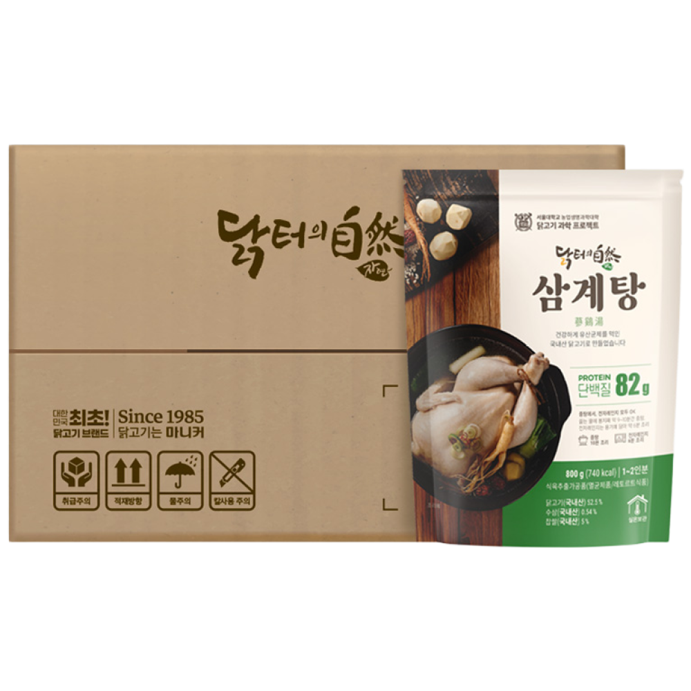 마니커 닭터의자연 삼계탕 (상온보관) 국내산, 9.6kg, 1박스 124,300원