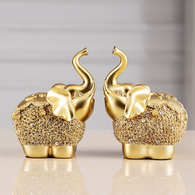 살림만렙 금전운 불러오는 황금 코끼리 재물운 풍수 인테리어 오브제 12,800원