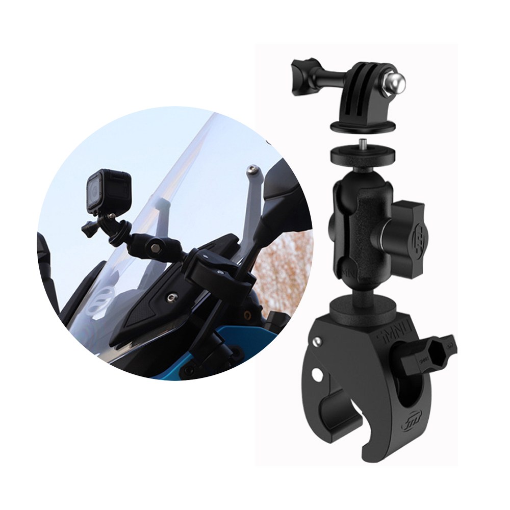 라이더굿즈 램마운트 호환 SMNU 고프로 액션캠 오토바이 백미러 사이드미러 집게 클램프 마운트 33,500원