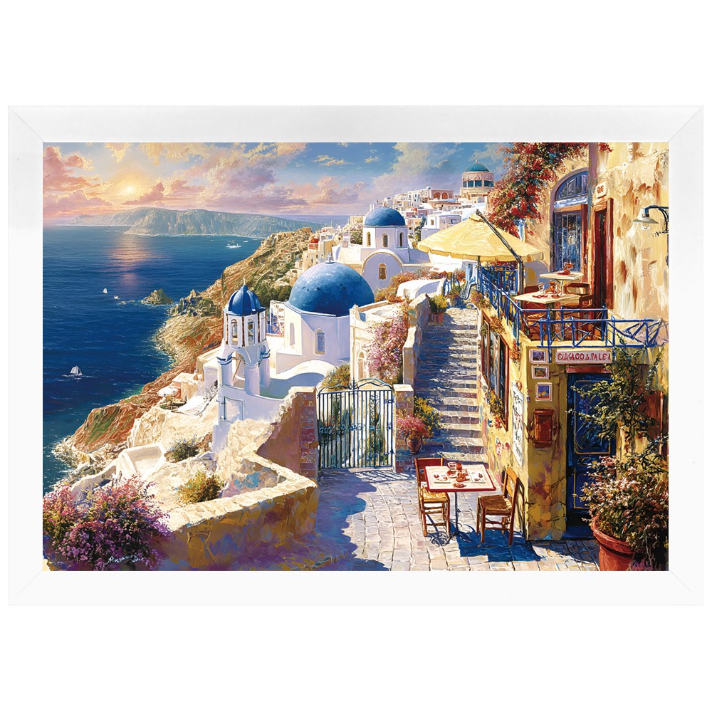1000피스 직소퍼즐 햇살 스며든 산토리니 (액자옵션선택) LP10-1006, 1개, 퍼즐+우드화이트 직소퍼즐액자포함, 1000피스 38,000원