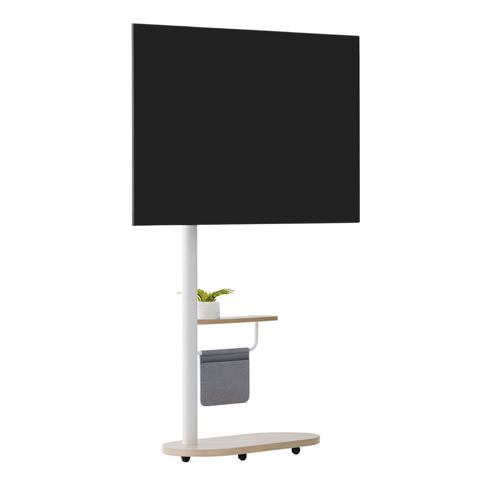 카멜마운트 이동식 타공판 거치대 TV스탠드 SMB43PW, 화이트, 1개 79,200원