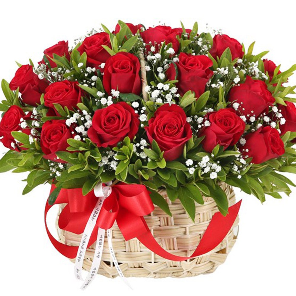 99플라워 (당일수령) 행복한~하루되세요 [ST-A2055] - 전국꽃배달서비스 이벤트 기념일 생일 생화 꽃선물 당일배송 꽃바구니, 1개 72,800원