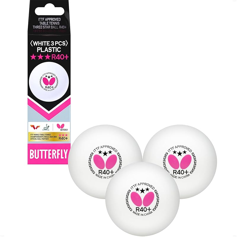 Butterfly 공식R40+ 3스타 탁구공 3입 ITTF인증 22,900원