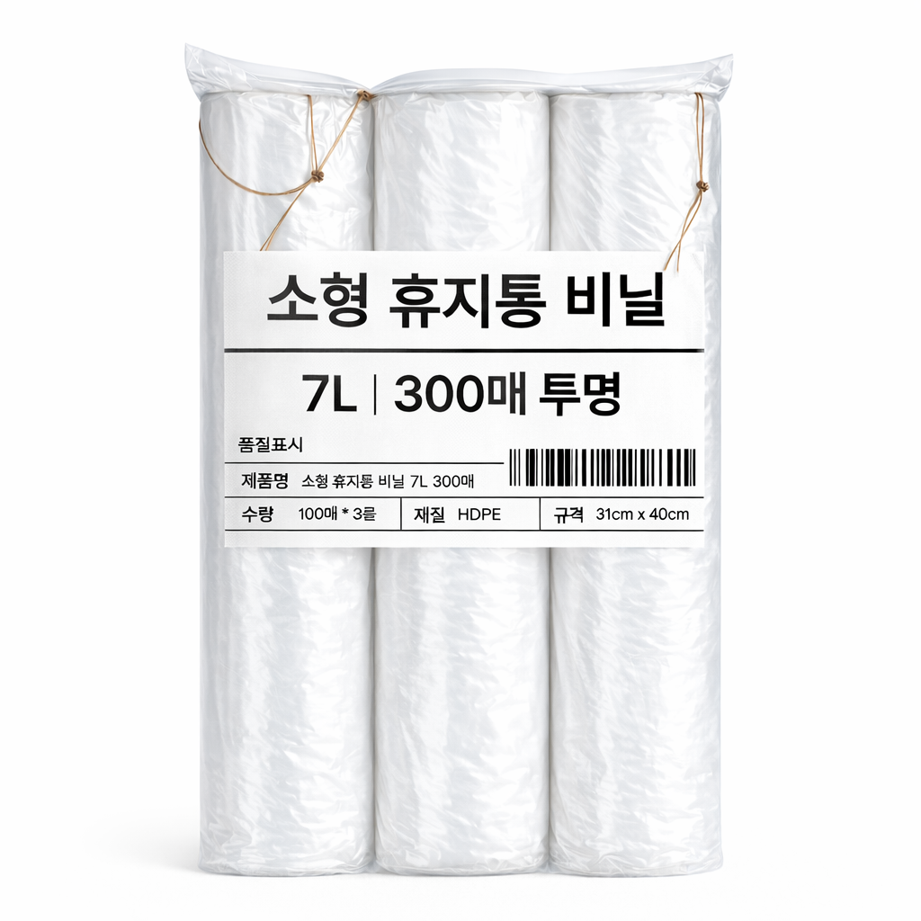 KOKO 국내생산 튼튼한 소형 틈새 휴지통 속지비닐봉투 막지 야채 위생봉투 고리형 9,900원