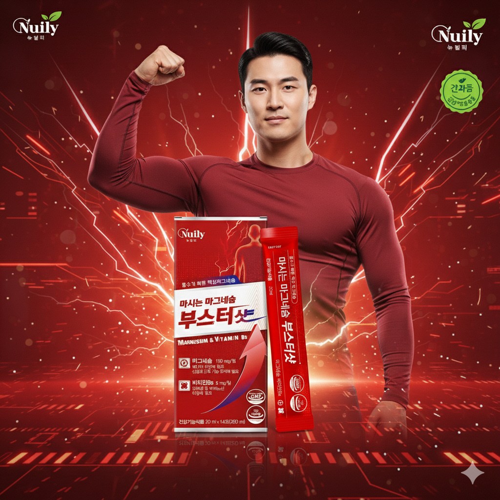 [온가족] 뉴일리 마시는 액상 마그네슘 - 신경/근육 활력 충전 & 빠른 흡수 간편 섭취 14포, 1박스 21,000원