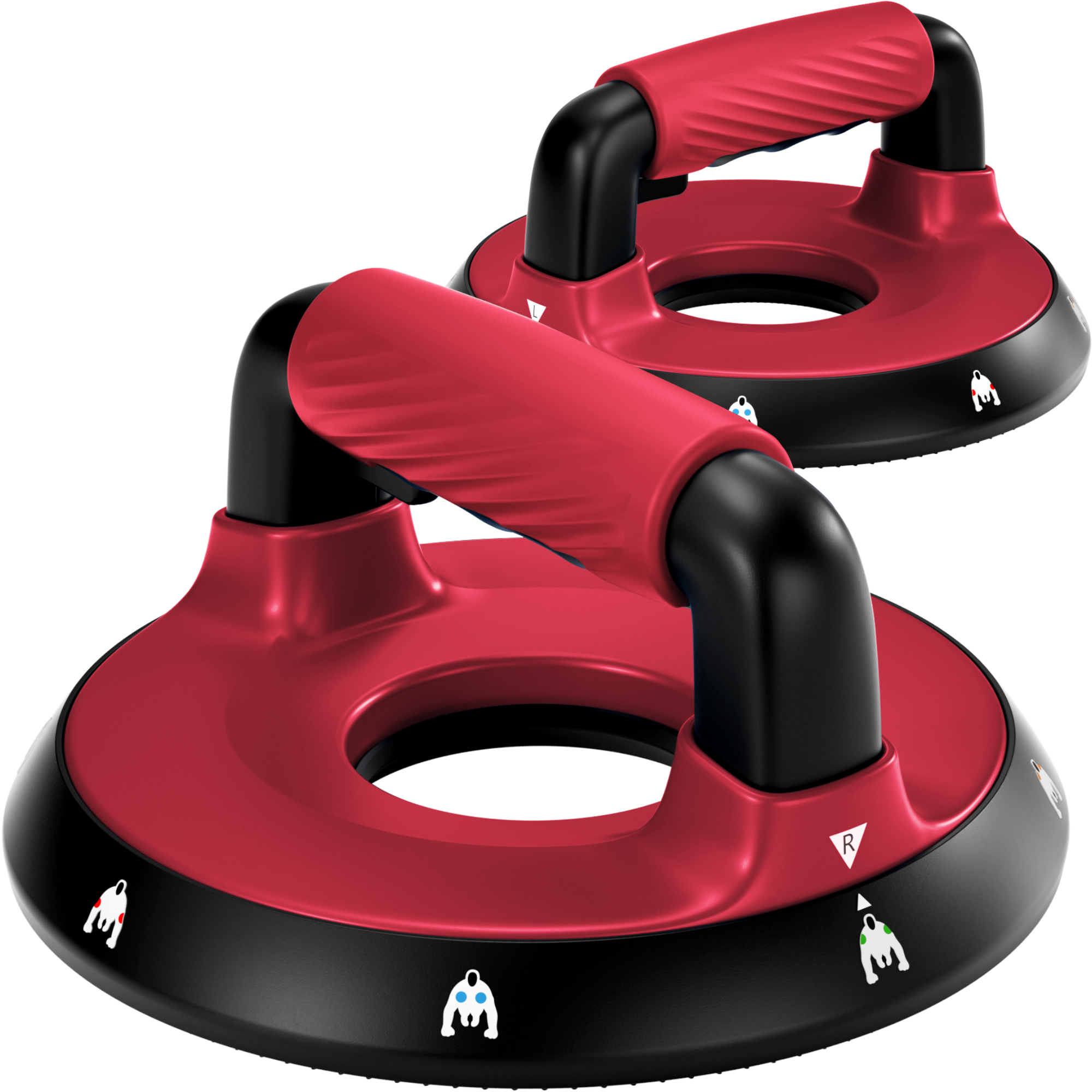 Readaeer 고퀄리티 멀티 팔굽혀펴기 운동기구 논슬립 회전 푸쉬업바, 레드, B0FNR7KPWM, 현재가 34,800원