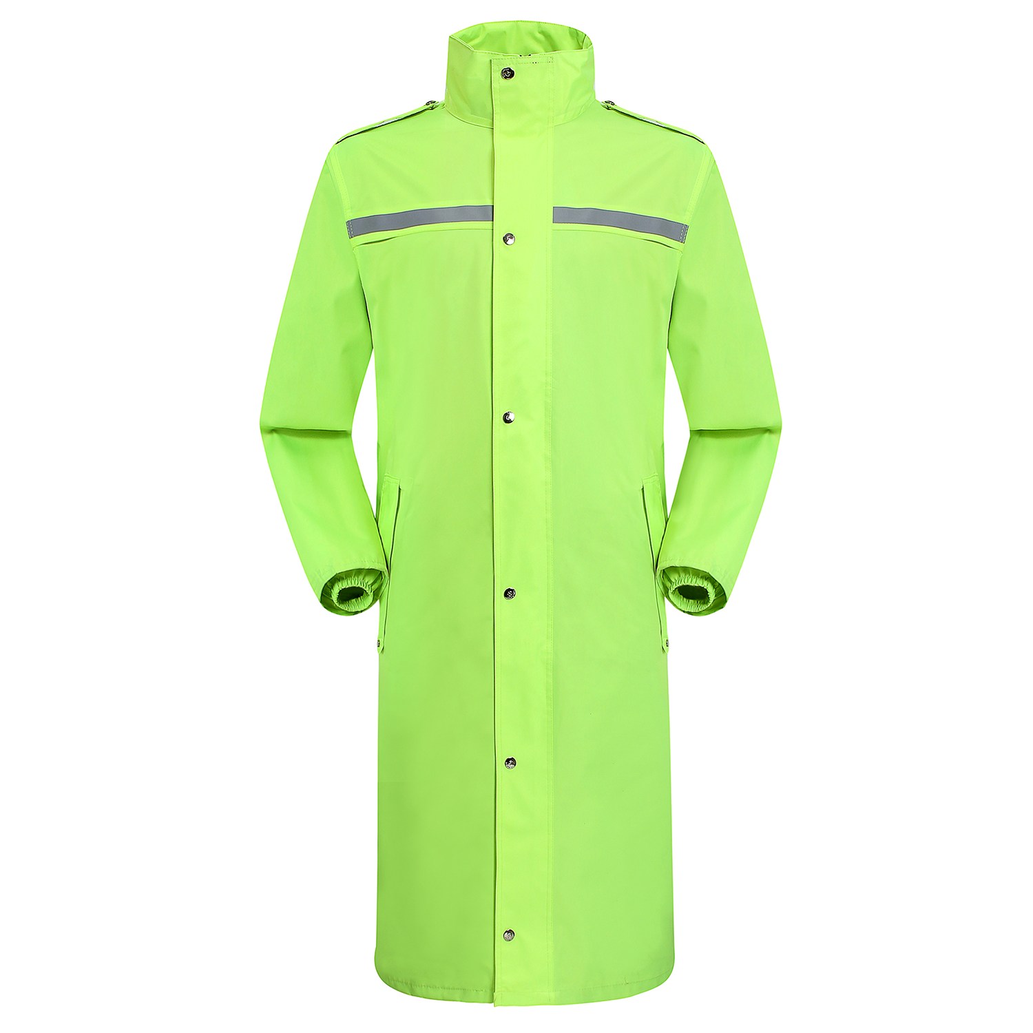 우비 비옷 판초우의 롱코트 배달 방풍 방수 남여공용, 라임그린, 1개 43,800원